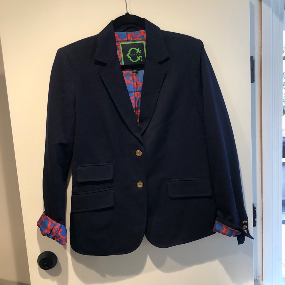 C Wonder Navy blue blazer